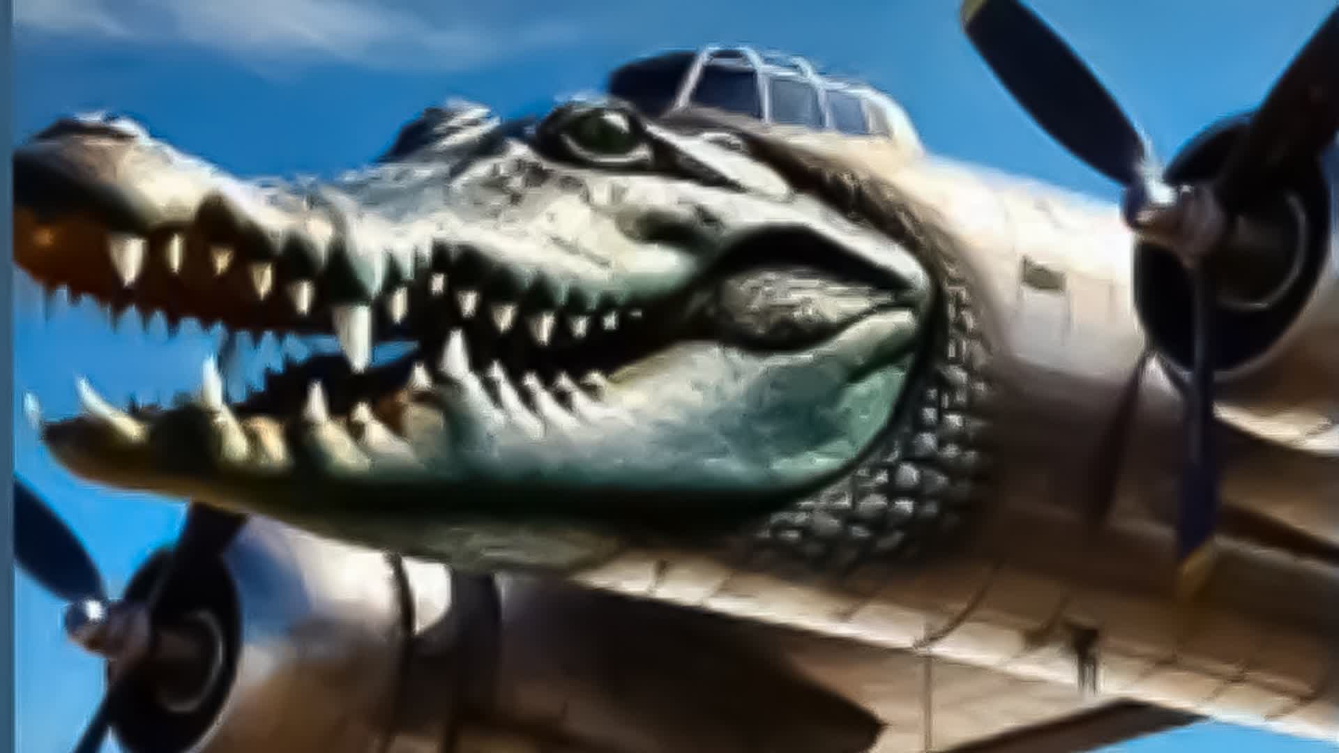 Bombardino Crocodilo Bombardino Crocodilo, a hybrid creature with the head of a crocodile and the body of a military bomber plane